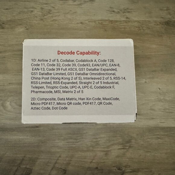 Tera Wireless 1D-2D Barcode Scanner - Picture 4 of 5